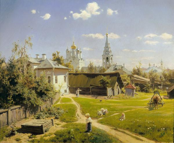 Московский дворик (картина Василия Поленова)