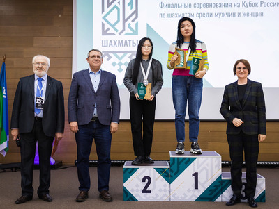 Участницы финала Кубка России по шахматам 2023 года