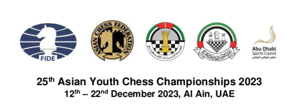 25th Asian Youth Chess Championships 2023