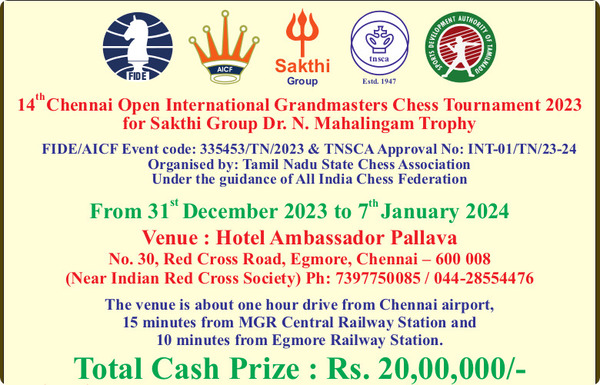 14th Chennai Open International Grandmasters Chess Tournament