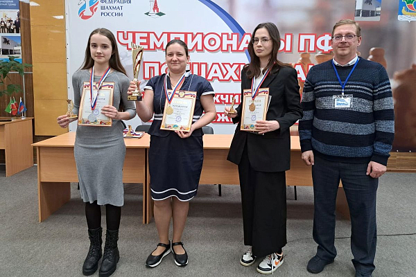 Призёры чемпионата Приволжского федерального округа по шахматам 2024