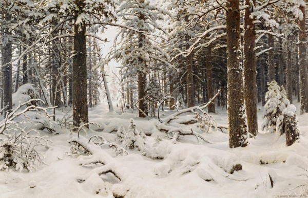 Шишкин И. И. Зима (1890)