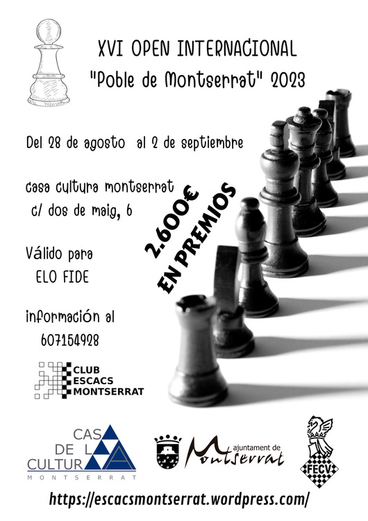 XVI Open Internacional Poble de Montserrat 2023