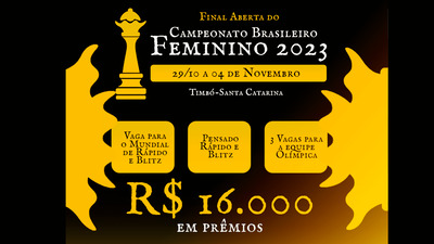 FINAL ABERTA DO 62º CAMPEONATO BRASILEIRO FEMININO